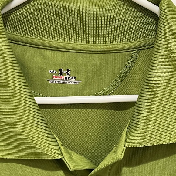 Under Armour Men's Olive Green Polo Shirt XXL - Picture 5 of 8